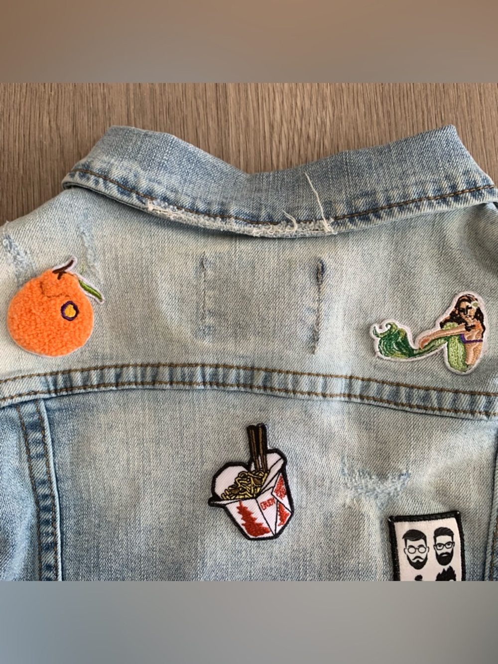 Denim Patchwork Jacket - Picture 6 of 8
